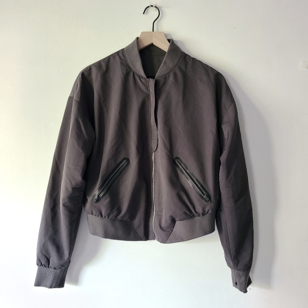 Gymshark Bomber Jacket Charcoal Size Small